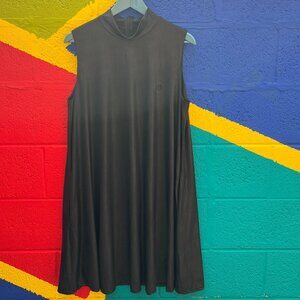 Agnes and Dora mock neck sleeveless dress with pockets Size XL